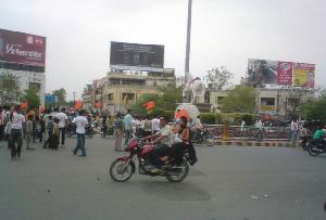 Chetak Circle in Udaipur