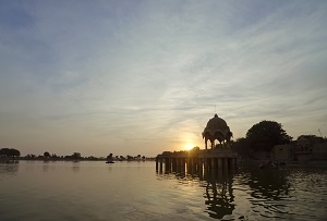 Gadsisar Lake in Jaisalmer in Rajasthan